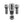 Load image into Gallery viewer, COLD FORGED TITANIUM LUG BOLTS