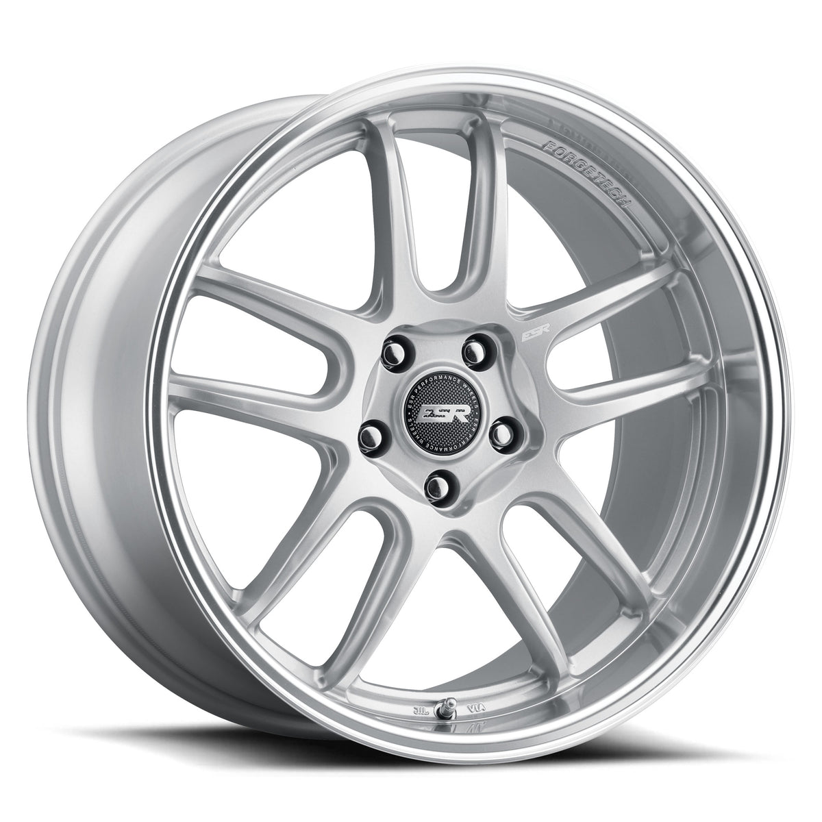 AP8 Hyper Silver Machine Lip - Bespoke – esrwheels.com
