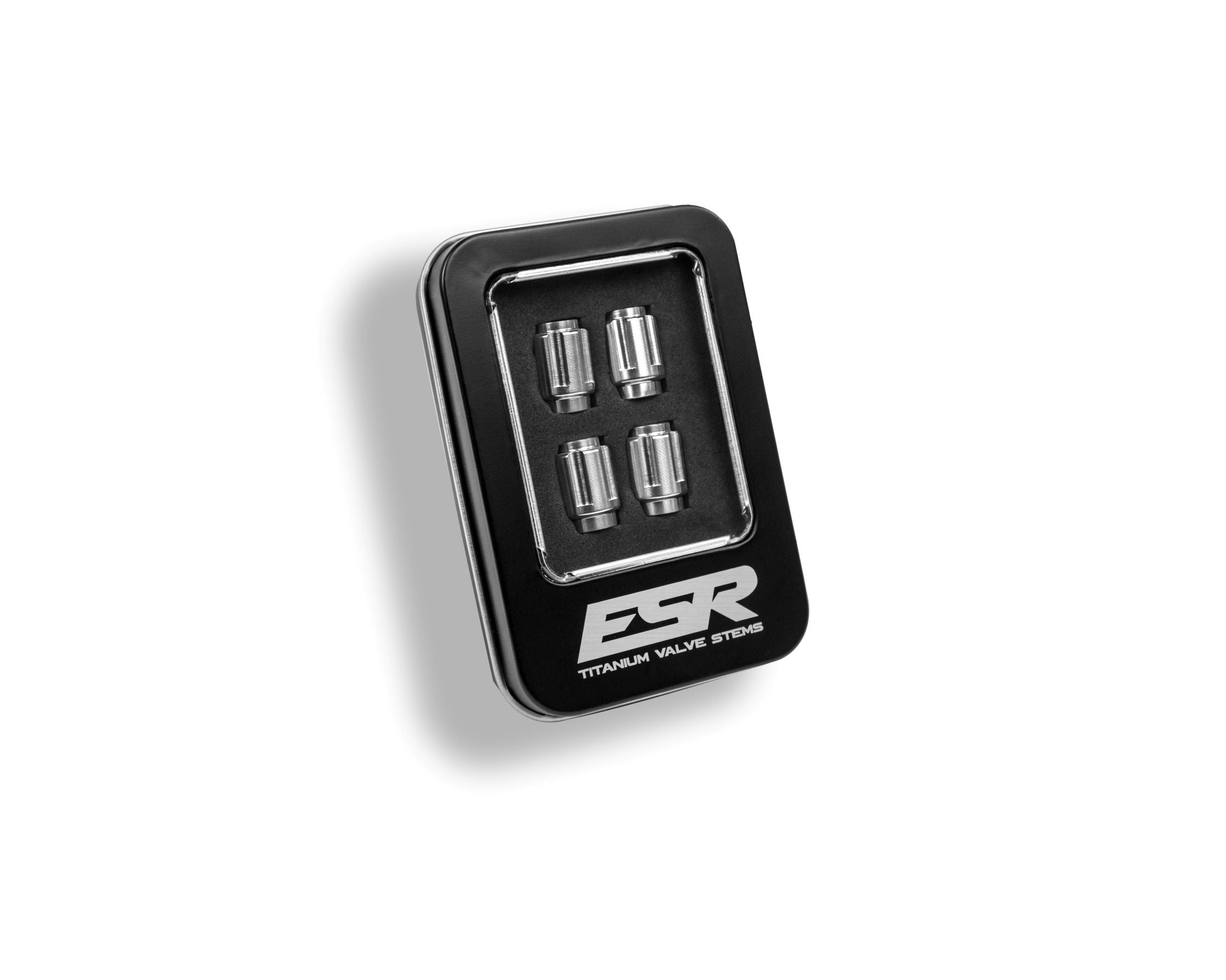 Spline Titanium Valve Stem Caps (sold as set)