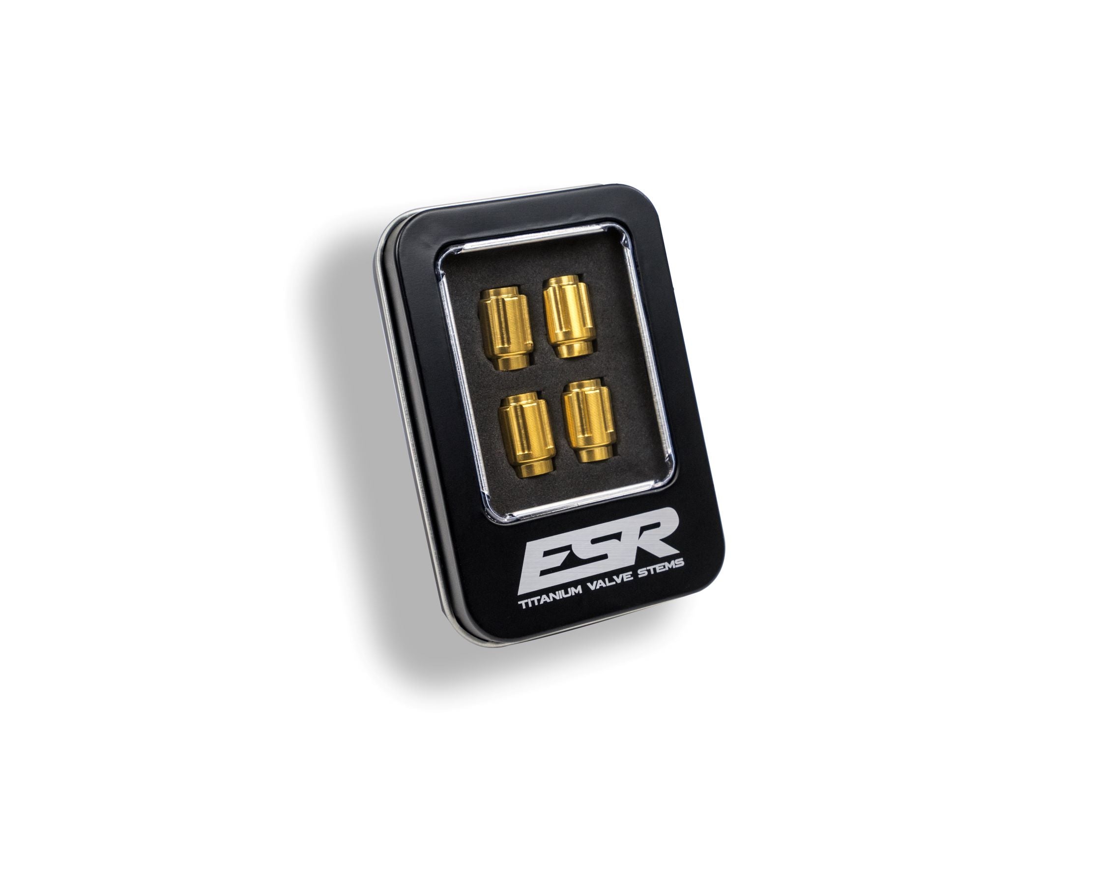 Spline Titanium Valve Stem Caps (sold as set)