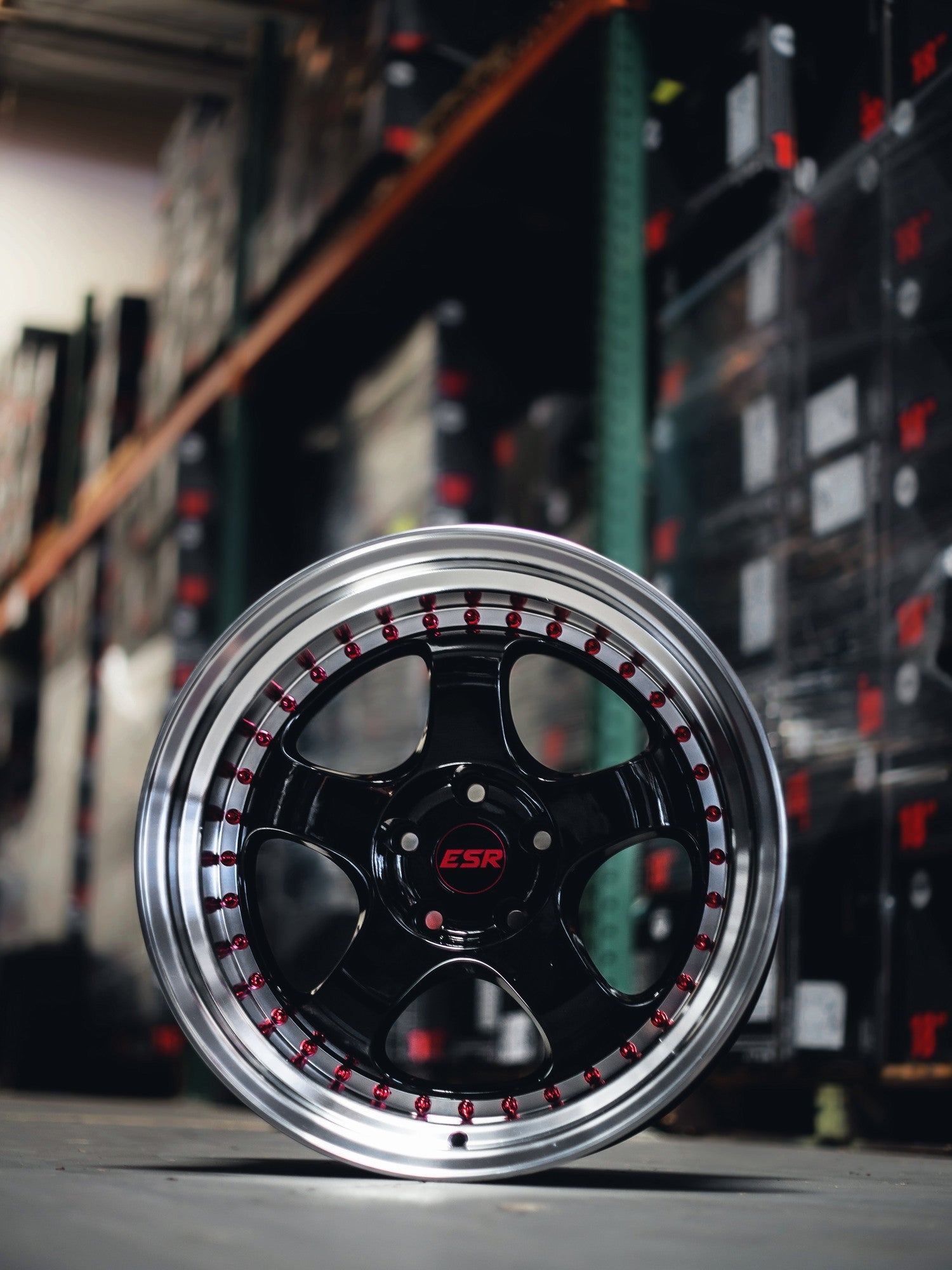 Red Esr Rims SR Series Upgraded Caps (SOLD INDIVIDUALLY) – esrwheels.com
