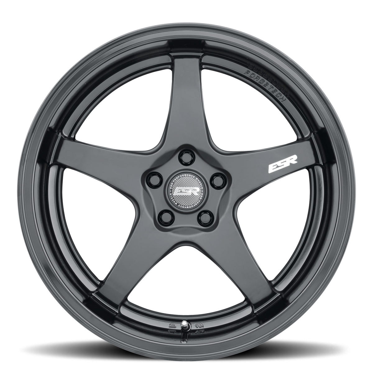 AP5 Matte Black Gloss Black Lip - Bespoke – esrwheels.com